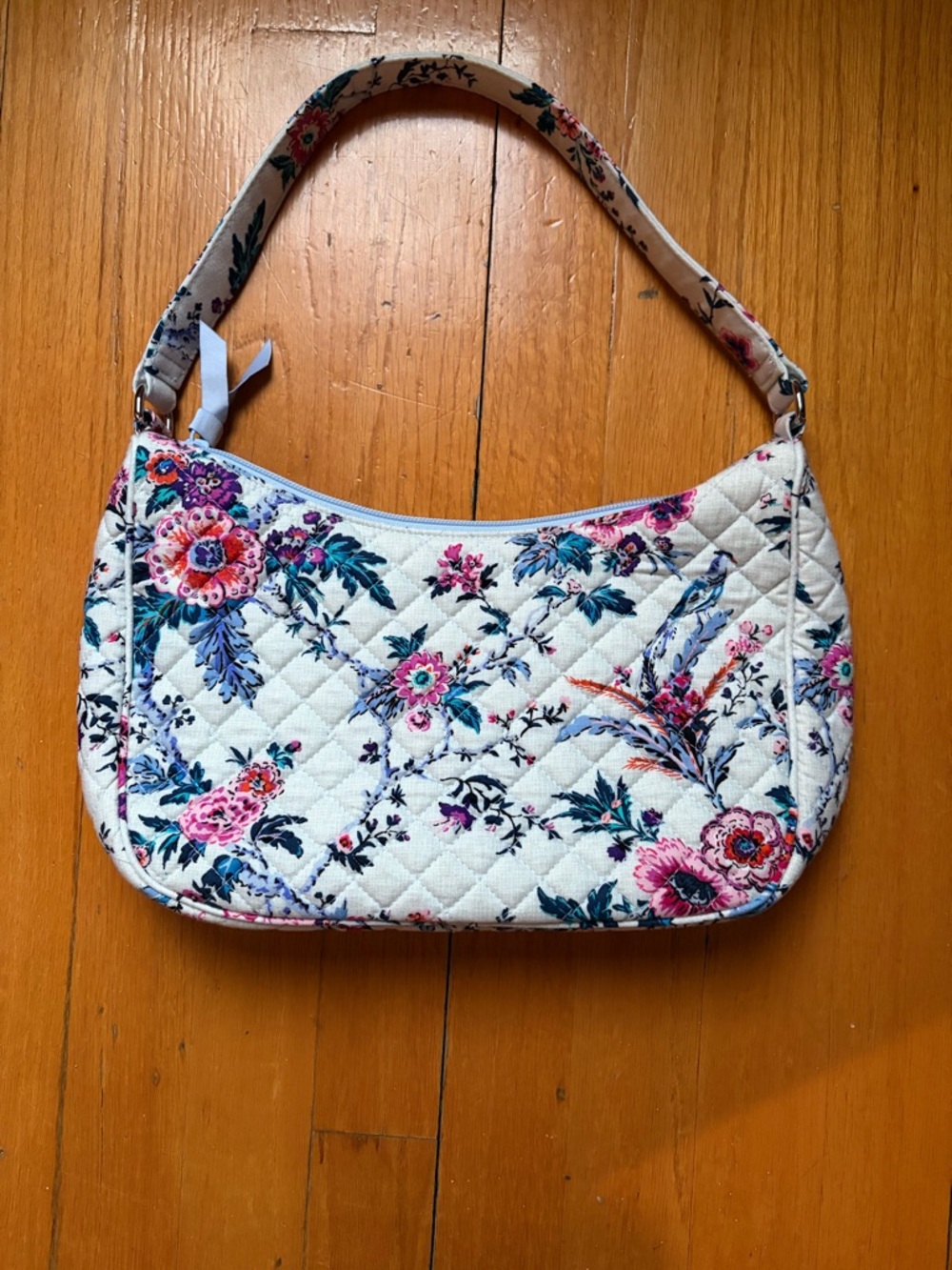 Vera Bradley Quilted Frannie Cressent Crossbody Shoulder Bag